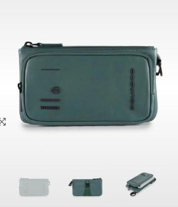 Helemaal nieuwe leren pouch van Piquadro beschikbaar voor biedingen
