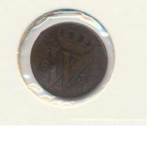 Nederland Halve cent 1832A Willem 1, Postzegels en Munten, Munten | Nederland, Ophalen of Verzenden, Koning Willem I, Overige waardes