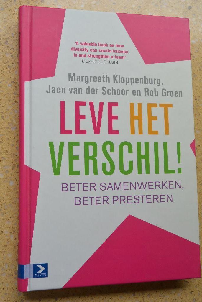 Leve het verschil! Beter samenwerken, beter presteren, Boeken, Advies, Hulp en Training, Zo goed als nieuw, Ophalen of Verzenden