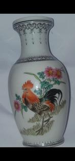 Antieke chinees vaasje met haan, Ophalen of Verzenden