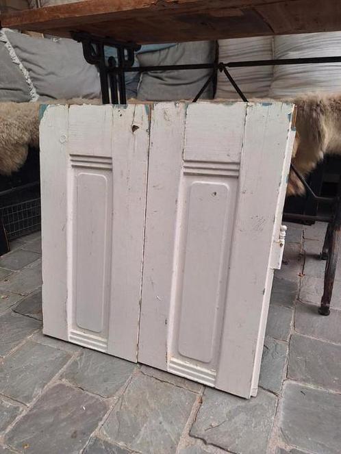 2 delen oude franse luiken, Huis en Inrichting, Woonaccessoires | Kamerschermen, Gebruikt, Ophalen