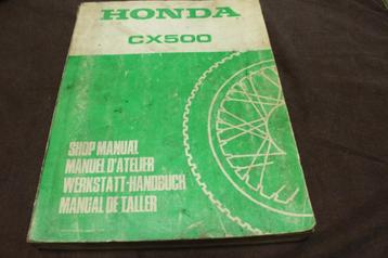 Honda CX500 1977 motorcycle shop manual werkstatt handbuch beschikbaar voor biedingen