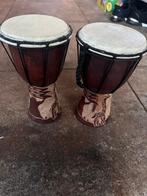 Djembe's - Set van 2, Ophalen of Verzenden, Gebruikt, Trommel