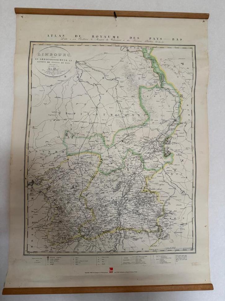 landkaart nederlands en belgisch limburg, Boeken, Atlassen en Landkaarten, Landkaart, Ophalen