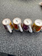 Vrolijke Mokjes  Set van 4 Diddl, Gebruikt, Keramiek, Ophalen of Verzenden, Overige stijlen