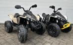 Kinder Accu Quad can-am 12v Rubberband -Leder zit NIEUW, Ophalen of Verzenden, Nieuw