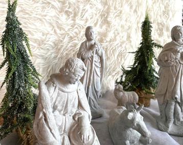 Kerstbeeldengroep - uniek en compleet beschikbaar voor biedingen