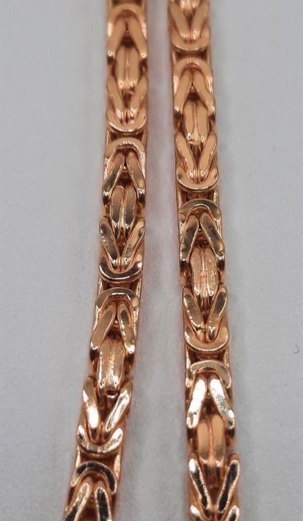 gouden Koningsketting 14kt, Sieraden, Tassen en Uiterlijk, Kettingen, Www.bredajuwelier.nl, Nieuw, Ophalen of Verzenden, Www.bredajuwelier.nl