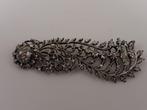 Zilveren broche met roosdiamant                          Z41, 4 tot 7 cm, Gebruikt, ., Ophalen of Verzenden