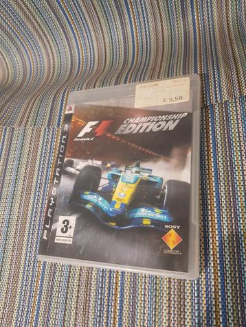 Formule 1 Championship Edition Playstation 3 beschikbaar voor biedingen