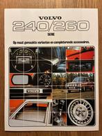 Volvo 240 / 260 accessoires brochure 1978, Verzenden, Zo goed als nieuw, Volvo