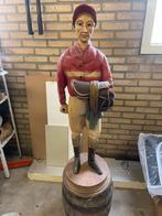 Vintage jockey beeld – decoratief, Ophalen, Gebruikt