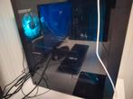Gaming PC - Ryzen 5500, RX 9060XT, 2TB NVMe, 16GB RAM, Met monitor, Gebruikt, 2TB, Ryzen 5500