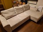 Beige hoekbank - slaapbank, Huis en Inrichting, Banken | Sofa's en Chaises Longues, Ophalen, Overige materialen, Gebruikt, Driepersoons