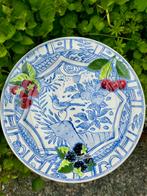 Gien France Oiseau Bleu dinerborden, Ophalen of Verzenden, Zo goed als nieuw, Bord(en), Overige stijlen