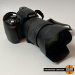 Nikon D60 + Nikkor 18-105mm Lens - Incl. garantie, Zo goed als nieuw