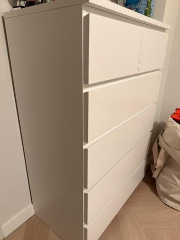 IKEA Malm Ladekast Wit - 6 Lades - afbeelding 5