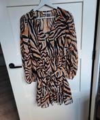 IVIVI Zebra Print Jurk - Maat M, Maat 38/40 (M), Bruin, Ophalen of Verzenden, Zo goed als nieuw