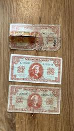 3x 1 Gulden 1945., Postzegels en Munten, Bankbiljetten | Nederland, Ophalen of Verzenden