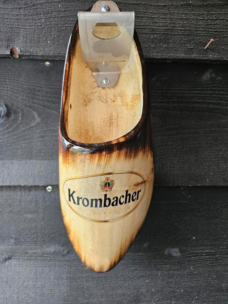Mooie KROMBACHER klomp opener doppenvanger, Verzamelen, Biermerken, Nieuw, Flesopener, Overige merken, Ophalen of Verzenden