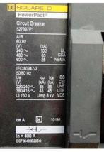 Square schakelkast Circuit-breaker D Powerpact 400amp 3-pole, Ophalen of Verzenden, Zo goed als nieuw, H, H