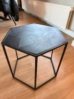 Zwarte bijzzettafel (6 hoekig), Ophalen, Minder dan 45 cm, Minder dan 55 cm, Zo goed als nieuw