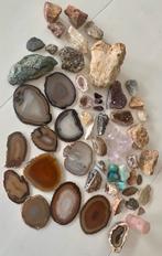 Partij mix, zie foto’s, Verzamelen, Mineralen en Fossielen, Ophalen of Verzenden