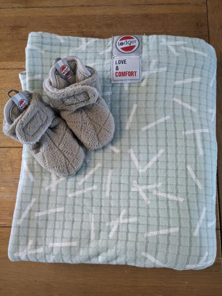 Lodger Cocooner draagdoek - mintgroen, Ophalen, Draagdoek, Gebruikt, Buik