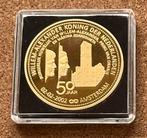 Penning - Willem Alexander 50 Jr Burgelijk Huwelijk Maxima, Postzegels en Munten, Penningen en Medailles, Ophalen of Verzenden