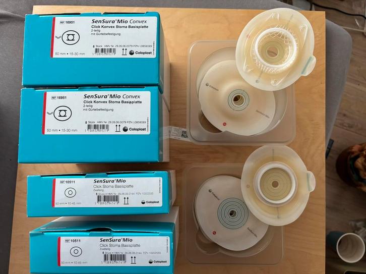 Stoma zakken 2-systeem en 1-systeem COLOPLAST en CONVATEC, Diversen, Verpleegmiddelen, Nieuw, Ophalen