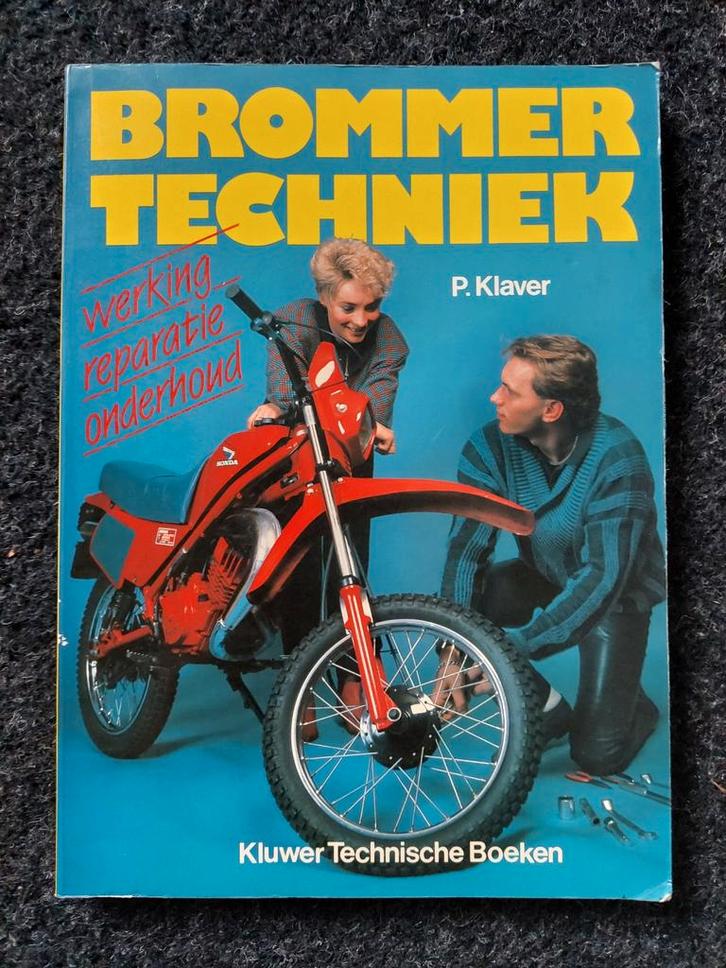 Brommer Techniek - P. Klaver, Fietsen en Brommers, Handleidingen en Instructieboekjes, Zo goed als nieuw, Ophalen of Verzenden