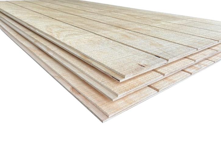 Channelply Rabat Plaat Blank, Grijs of Zwart, breed en smal, Doe-het-zelf en Verbouw, Platen en Panelen, Nieuw, Betonplex, Ophalen of Verzenden