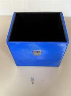 Vintage 7inch Single Draagkoffer - Blauw - Voor Vinylplaten, Sieraden, Tassen en Uiterlijk, Koffers, Hard kunststof, Ophalen of Verzenden