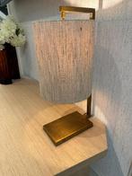 Eichholtz Tafellamp ‘Volturno' Vintage messing incl. kap, 50 tot 75 cm, Eichholtz, Nieuw, Ophalen of Verzenden