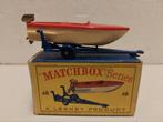 Matchbox Lesney #48 Trailer & Removable Sports Boat 3INCH, Hobby en Vrije tijd, Modelauto's | 1:87, Ophalen of Verzenden, Zo goed als nieuw