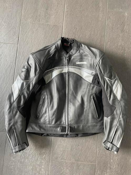 Lookwell motorjack maat 54, Motoren, Kleding | Motorkleding, Jas | leer, Tweedehands, Ophalen