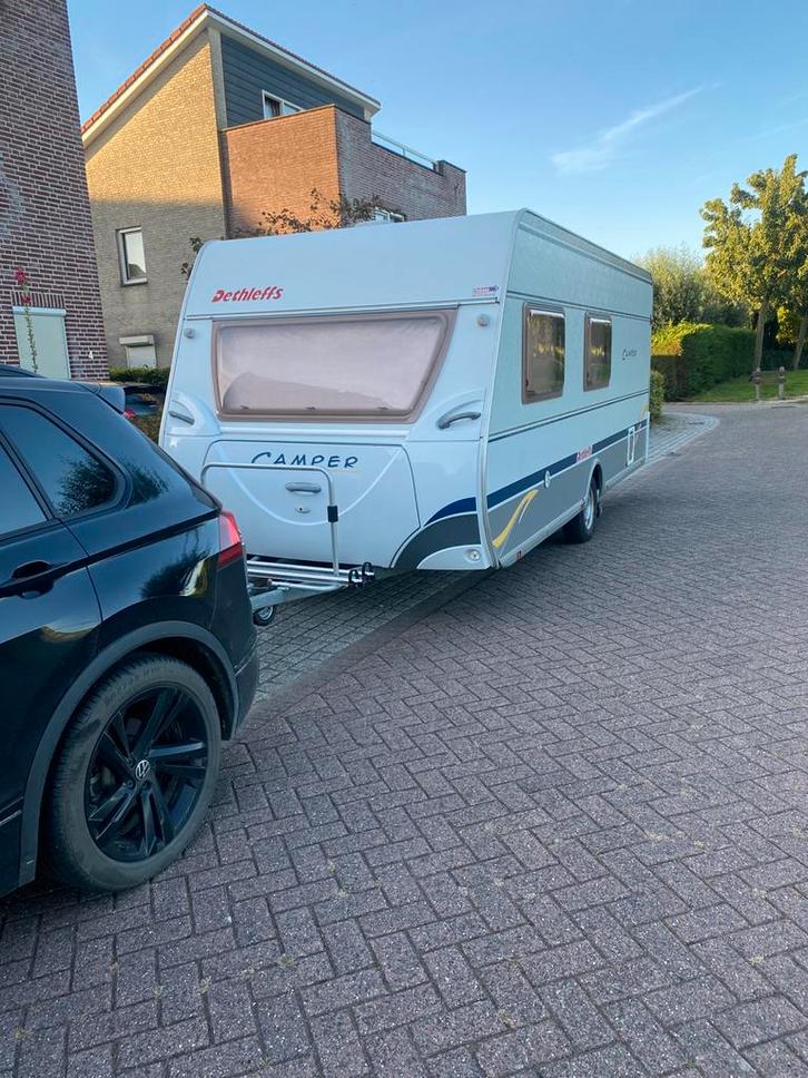 Dethleffs caravan 2005 Camper el3 met stapelbed, Caravans en Kamperen, Caravans, Particulier, tot en met 5, 1000 - 1250 kg, Treinzit