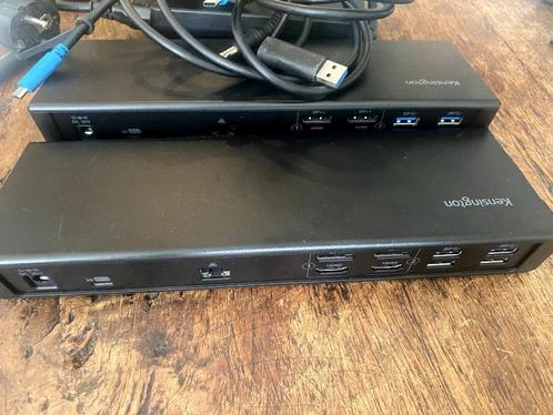 1 x Kensington SD4750P USB-C Dual 4K Docking Station, Computers en Software, Dockingstations, Zo goed als nieuw, Docking station