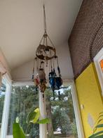 HANDGEBLAZEN HANGLAMP, Huis en Inrichting, Lampen | Hanglampen, Ophalen, Glas, 75 cm of meer