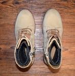 Shabbies - suede leren enkellaars met rits sand - maat 37, Overige kleuren, Shabbies Amsterdam, Lage of Enkellaarzen, Nieuw