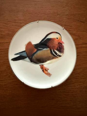 Vintage Hutschenreuter Wandbordje Mandarijneend beschikbaar voor biedingen