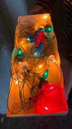 Oude antieke kerstverlichting Philips dennenappel kerst, Diversen, Kerst, Ophalen, Gebruikt