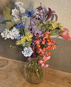 ZGN zijden Silk-ka boeketje met prachtige kunstbloemen, Ophalen of Verzenden, Zo goed als nieuw, Binnen