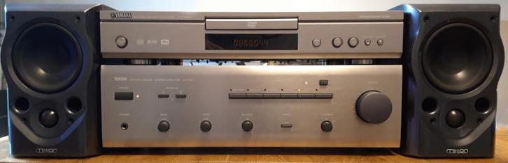 Yamaha + Mission stereo set 2 x55 Watt, Audio, Tv en Foto, Stereo-sets, Gebruikt, Overige merken, Ophalen
