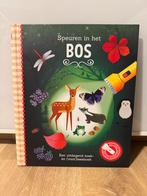 Speuren in het bos - Zoekboek met zaklamp, Ophalen of Verzenden, Zo goed als nieuw, Non-fictie