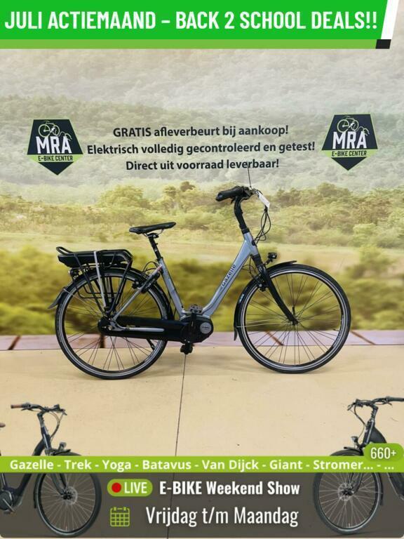 E-Bike! Gazelle Orange Comfort! BOSCH Middenmotor! Garantie!, Fietsen en Brommers, Elektrische fietsen, Gebruikt, Gazelle, 50 km per accu of meer