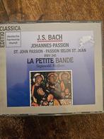 Bach - Johannes Passion - La Petite Bande, Met libretto, Ophalen of Verzenden, Zo goed als nieuw, Barok