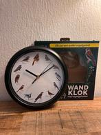 Wandklok met vogelgeluiden (nieuw), Ophalen of Verzenden, Nieuw, Wandklok