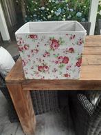 Stoffen Roze bloemen bak voor ikea kallaxkast, Ophalen, Opvouwbaar, Overige typen, Minder dan 35 cm