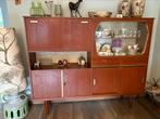 Retro kast highboard teak vintage, Huis en Inrichting, Ophalen, Gebruikt, Met deur(en), 150 tot 200 cm